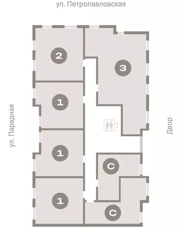 1-комнатная квартира: городской посёлок Новоселье, ЖК Брусника (46.92 ... - Фото 2