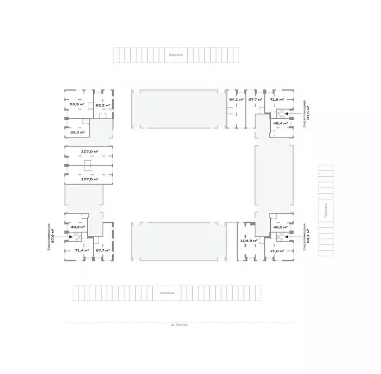 Помещение свободного назначения в Тюменская область, Тюмень ул. ... - Фото 2