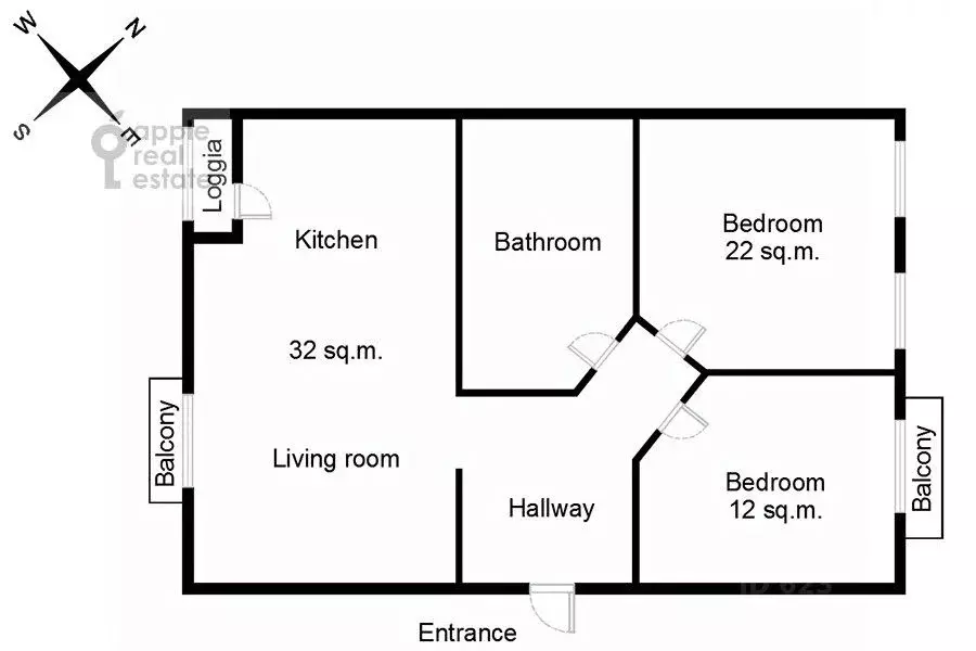 3-к кв. Москва Рочдельская ул., 11/5 (92.0 м) - Фото 2