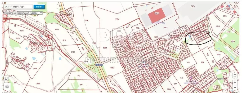 Участок в Ярославская область, Ярославский муниципальный округ, д. ... - Фото 1