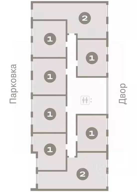 2-к кв. Свердловская область, Екатеринбург Академический мкр, 19-й ... - Фото 2