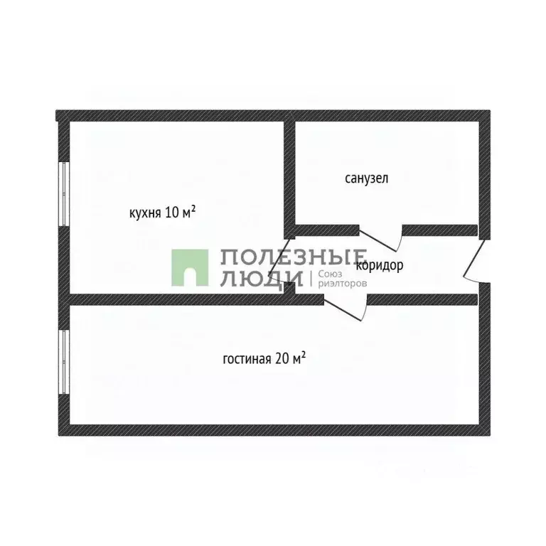 Квартира, 1 комната, 35.9 м - Фото 0