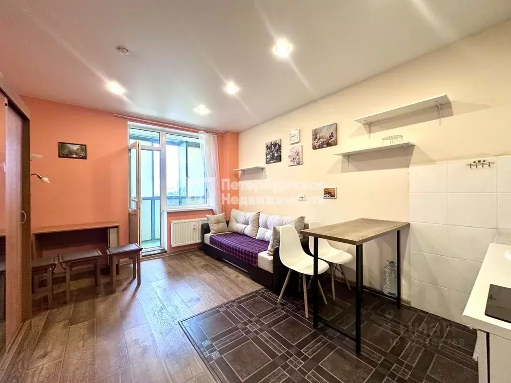 Студия Ленинградская область, Мурино Всеволожский район, бул. ... - Фото 1