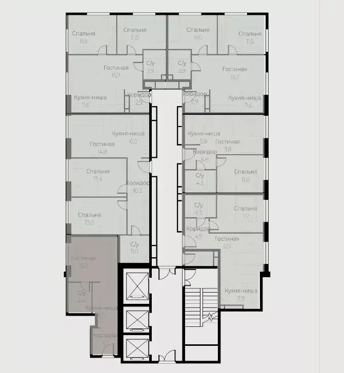 2-к кв. Москва ул. Наметкина, 10Д (62.6 м) - Фото 1