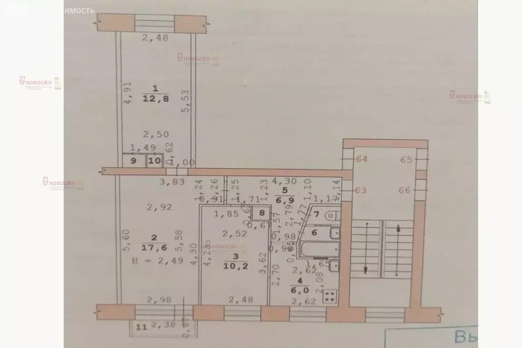 3-комнатная квартира: Екатеринбург, Солнечная улица, 31 (58 м) - Фото 0