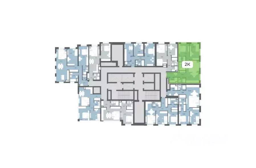 2-к кв. Москва Ультима Сити жилой комплекс (74.37 м) - Фото 2