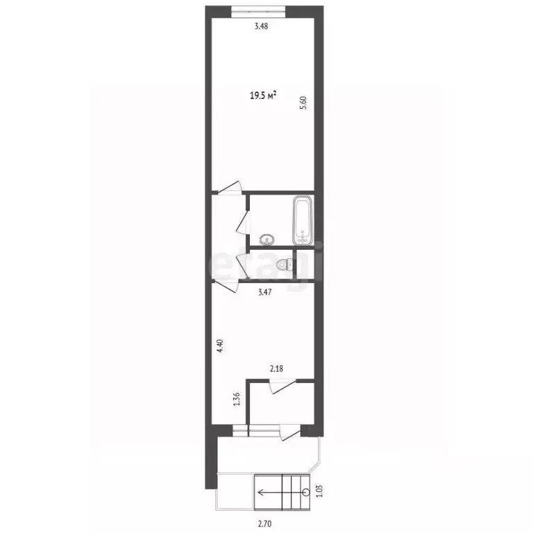 Помещение свободного назначения в Тюменская область, Тюмень ул. 50 лет ... - Фото 2