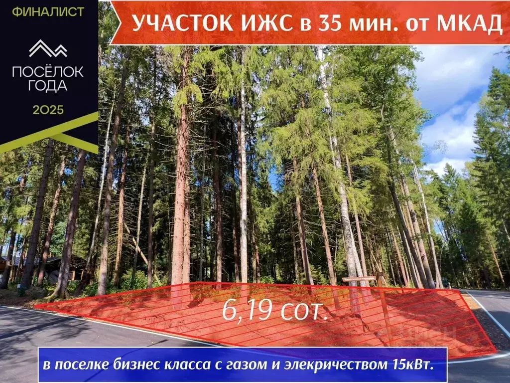 Участок в Московская область, Одинцовский городской округ, Рига лес кп ... - Фото 1