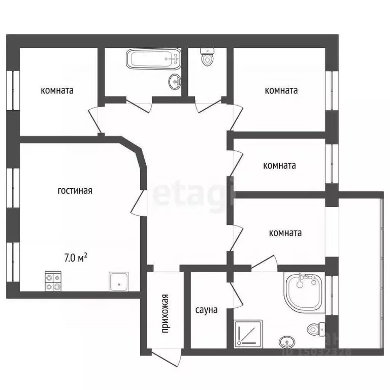 4-к кв. Владимирская область, Муром ул. Свердлова, 35 (135.0 м) - Фото 1