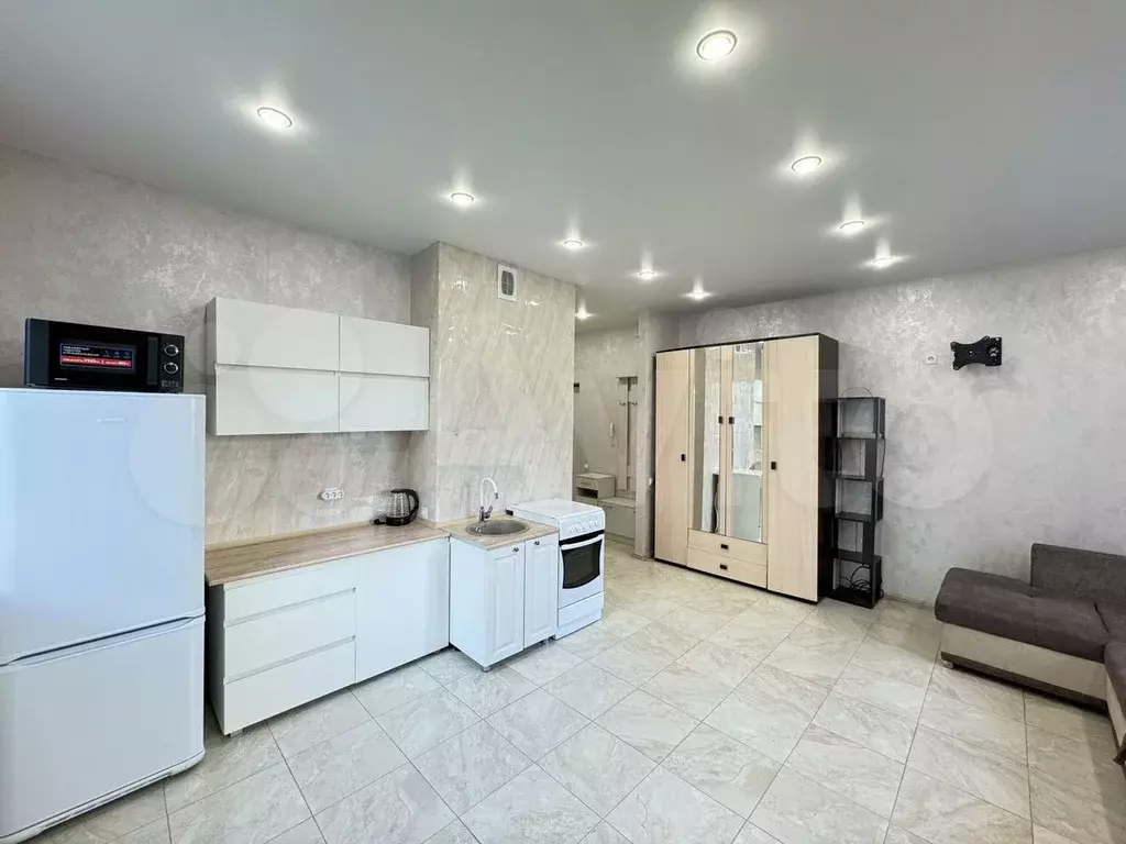 Квартира-студия, 35 м, 1/15 эт. - Фото 1