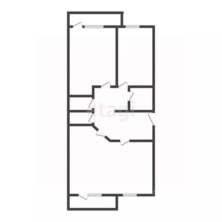 3-к кв. Иркутская область, Иркутск Угольный проезд, 68/1 (89.3 м) - Фото 2