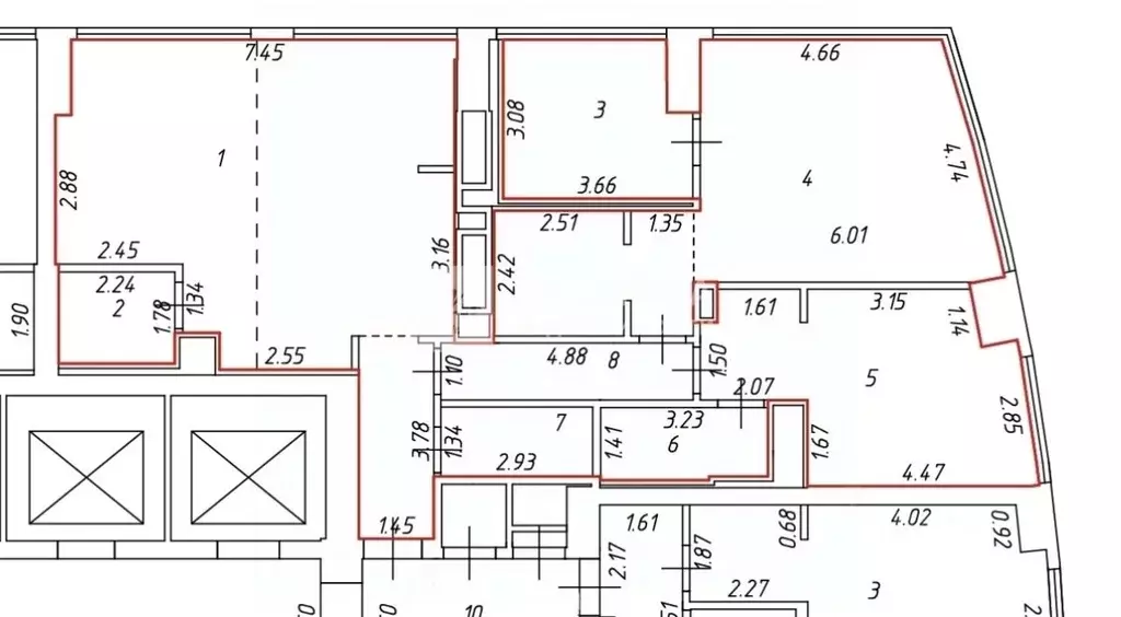 3-к кв. Москва Краснопресненская наб., 14Ак3 (129.2 м) - Фото 2
