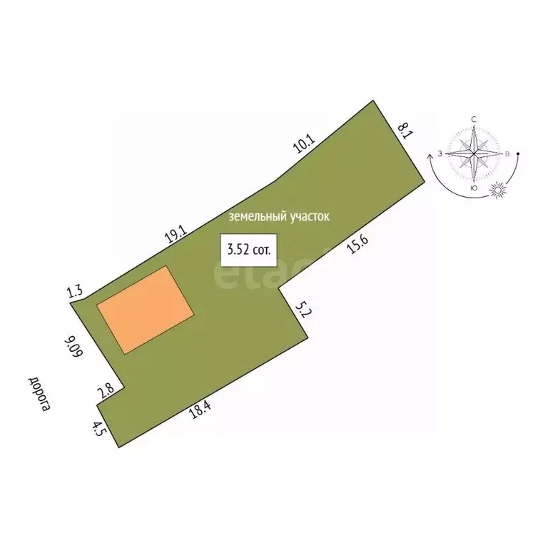 Дом в Омская область, Омск Порт-Артур мкр, ул. 1 Мая, 57 (108 м) - Фото 2