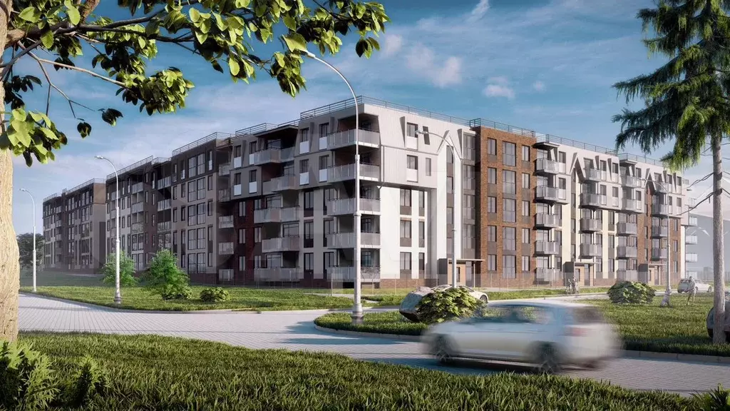 1-к. квартира, 34,3 м, 5/5 эт. - Фото 1