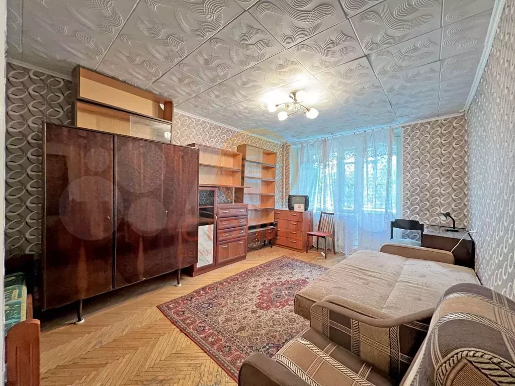 1-к. квартира, 34 м, 4/9 эт. - Фото 1
