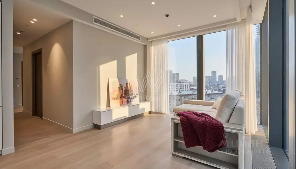 3-к кв. Москва 1-й Красногвардейский проезд, 22с1 (92.0 м) - Фото 1