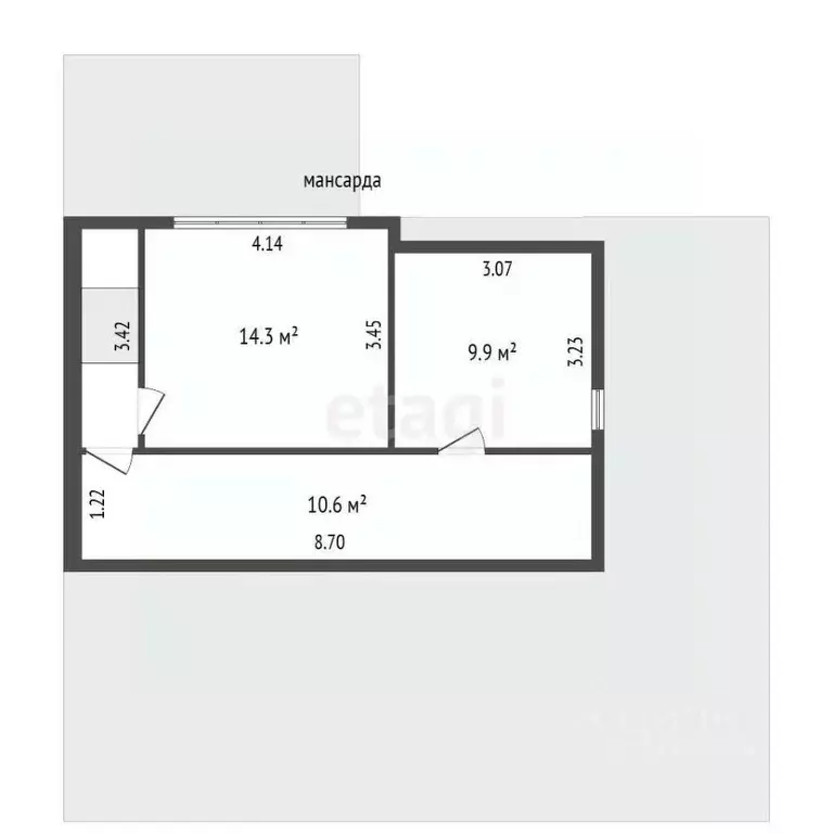 Дом в Вологодская область, Шексна рп, Шексна Южная мкр ул. Ленина, 50 ... - Фото 2