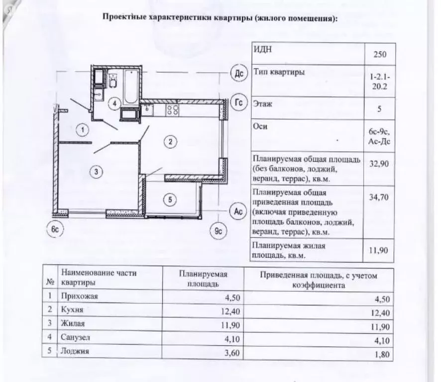 1-комнатная квартира: Красногорск, микрорайон Изумрудные Холмы, к20 ... - Фото 0