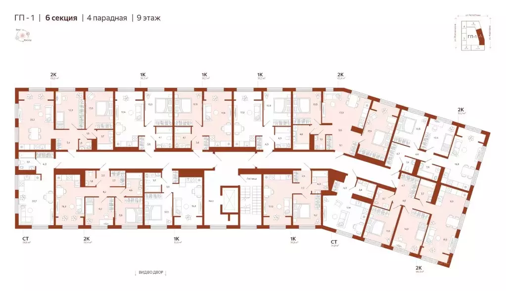 1-к кв. Тюменская область, Тюмень  (32.84 м) - Фото 1