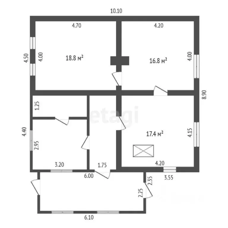 Дом в Тюменская область, Ярковский муниципальный округ, с. ... - Фото 2