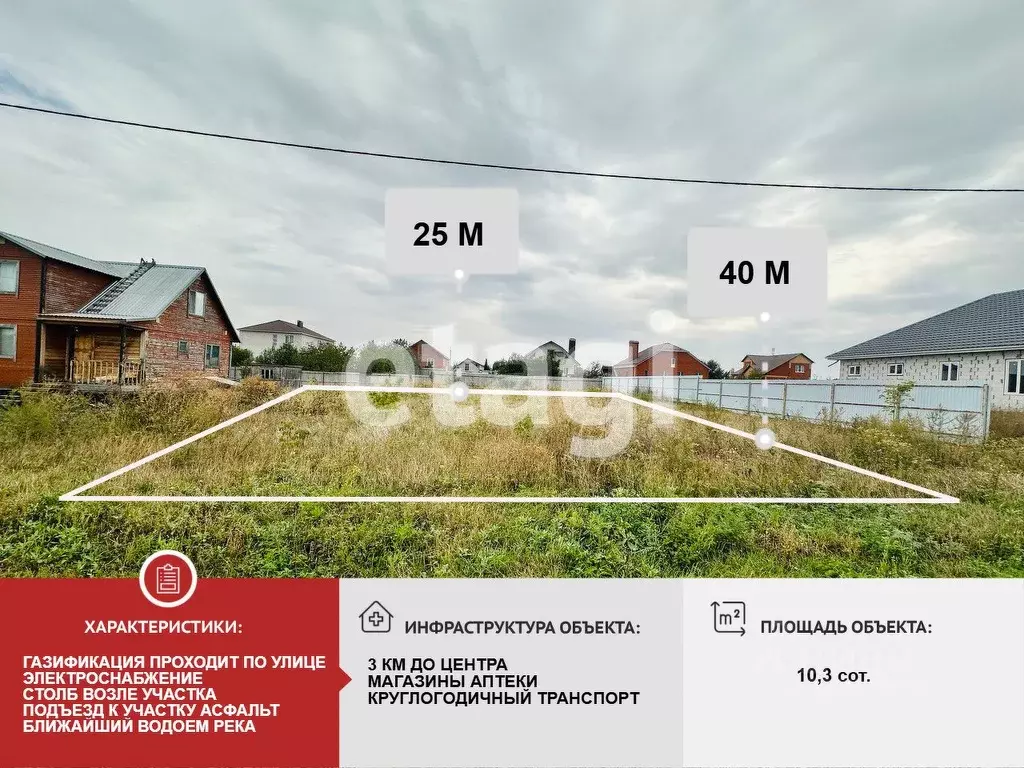 Участок в Белгородская область, Алексеевка ул. Каштановая (10.3 сот.) - Фото 0