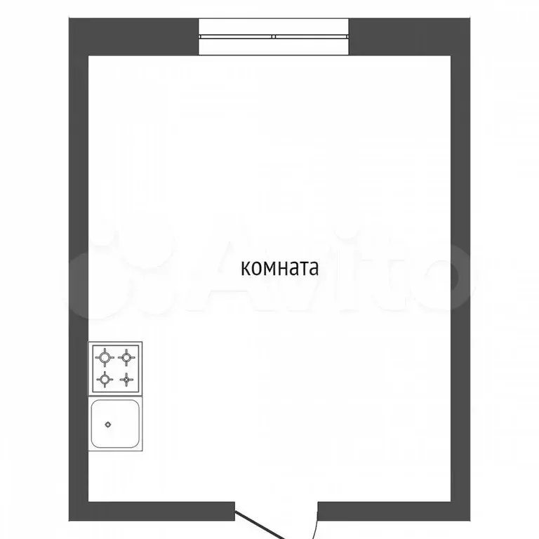 Квартира-студия, 12 м, 2/9 эт. - Фото 0