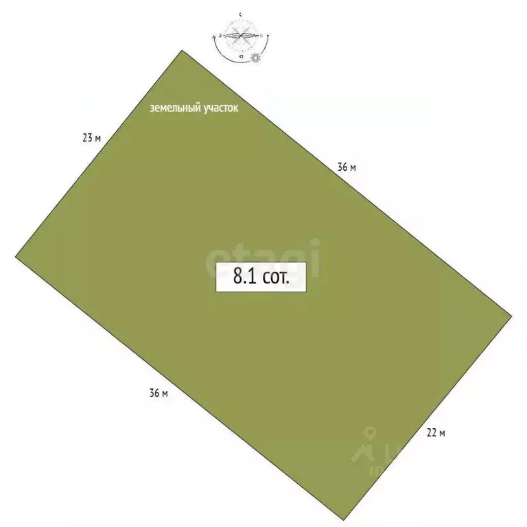 Участок в Новосибирская область, Бердск ул. Залесье (9.8 сот.) - Фото 2