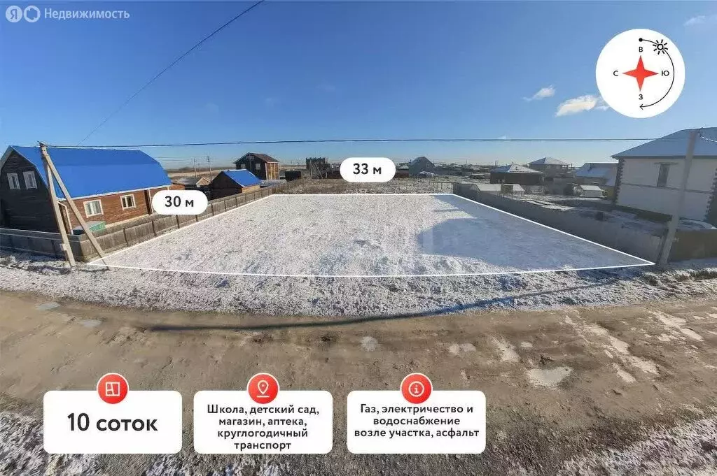 Участок в Тюменский муниципальный округ, деревня Якуши, улица Беллы ... - Фото 1