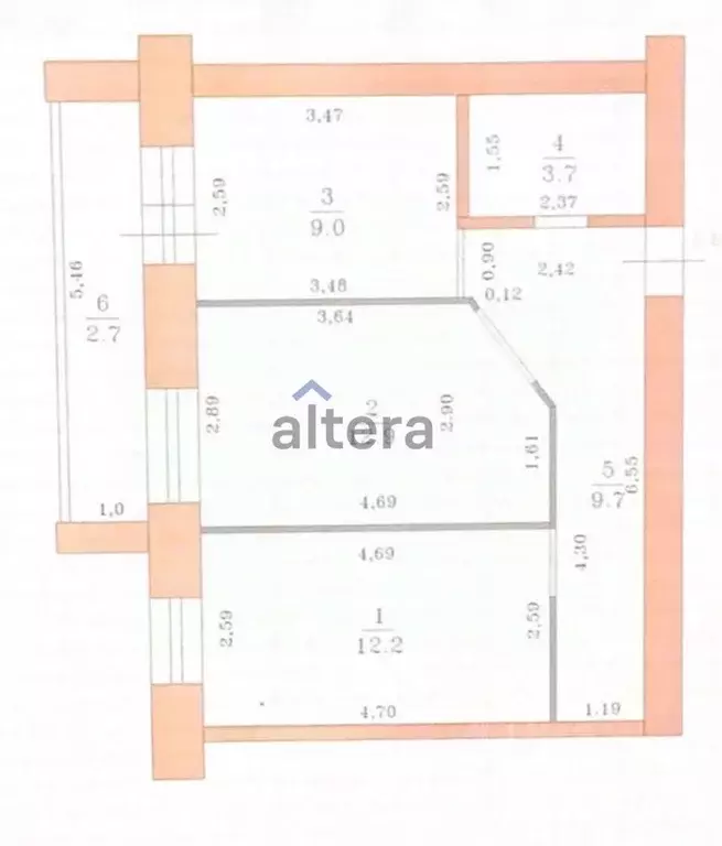 2-к кв. Татарстан, Казань ул. Салиха Батыева, 19 (50.0 м) - Фото 1