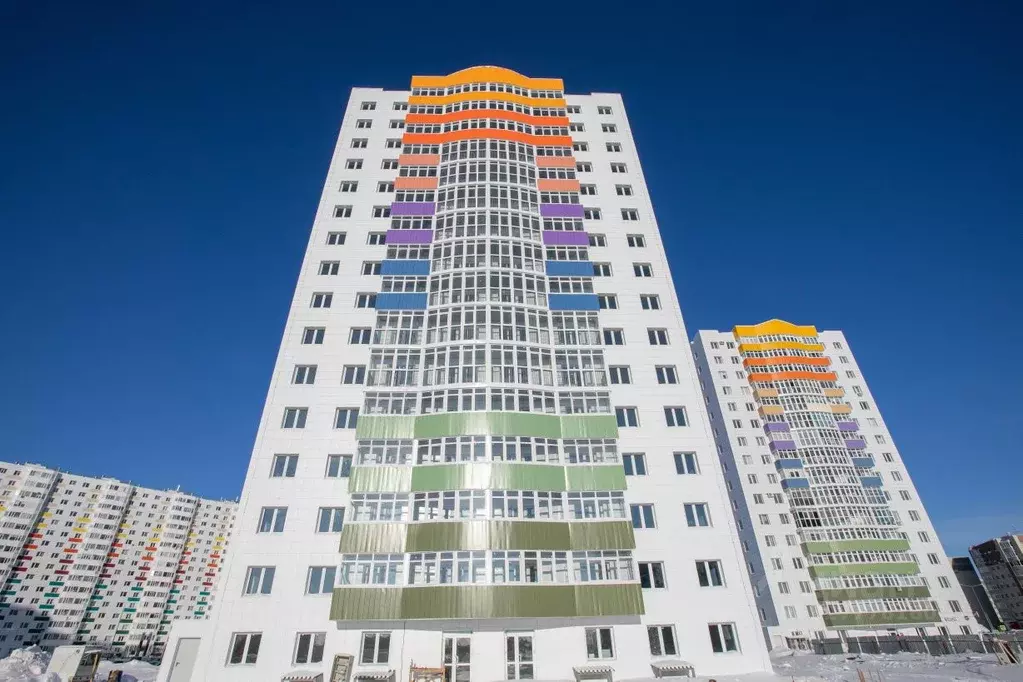 Студия Ханты-Мансийский АО, Нефтеюганск 17-й мкр, 3/3 (37.9 м) - Фото 2