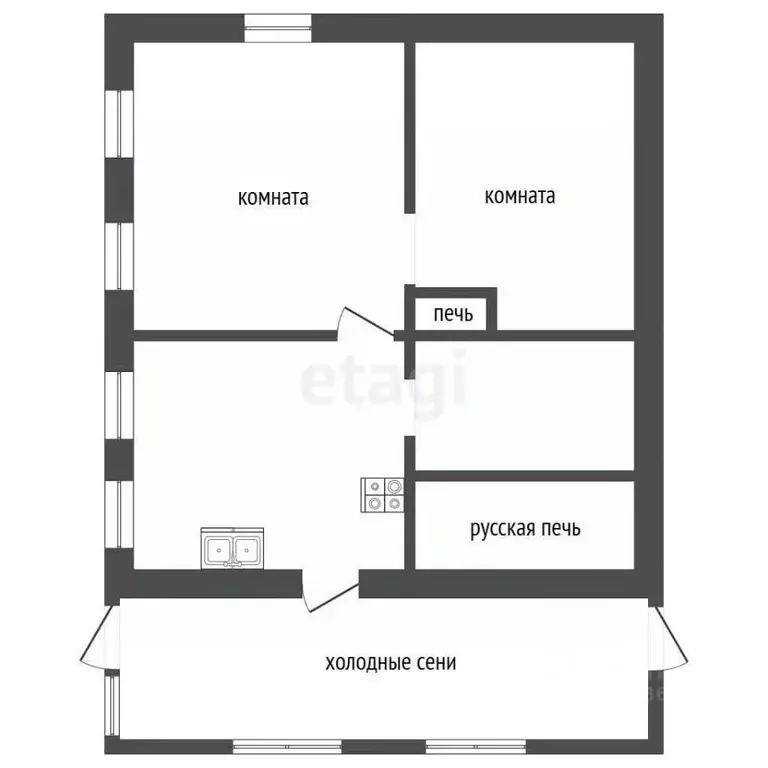 Дом в Калужская область, Барятинский муниципальный округ, Асмолово ... - Фото 2