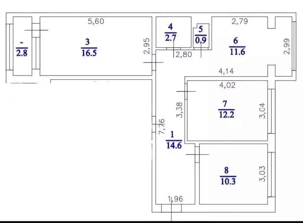 3-к кв. Дагестан, Махачкала ул. Ирчи Казака, 44к1 (72.0 м) - Фото 1