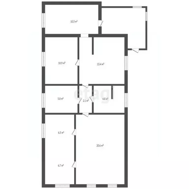 Дом в Кемеровская область, Кемерово Елыкаевская ул. (82 м) - Фото 0