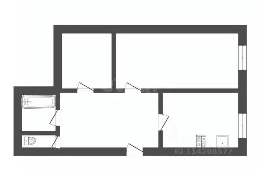 3-к кв. Воронежская область, Поворино ул. 60 лет Октября, 3 (63.2 м) - Фото 2