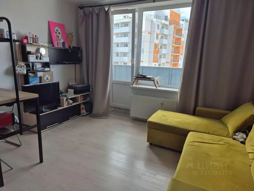 Квартира, студия, 25.3 м - Фото 1