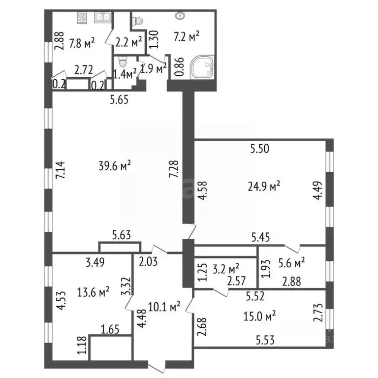 4-к кв. Санкт-Петербург Малая Конюшенная ул., 5 (132.9 м) - Фото 1