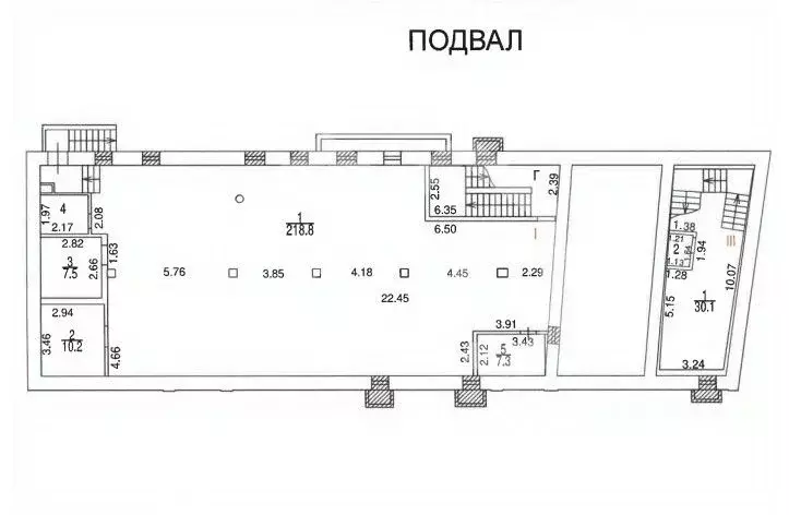 Помещение свободного назначения в Москва Оружейный пер., 15С1 (1795 м) - Фото 2