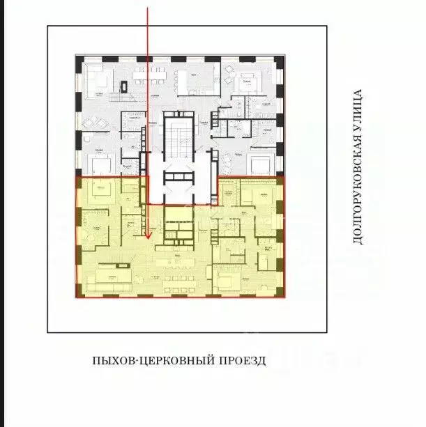 Свободной планировки кв. Москва Долгоруковская ул., 25 (460.0 м) - Фото 2