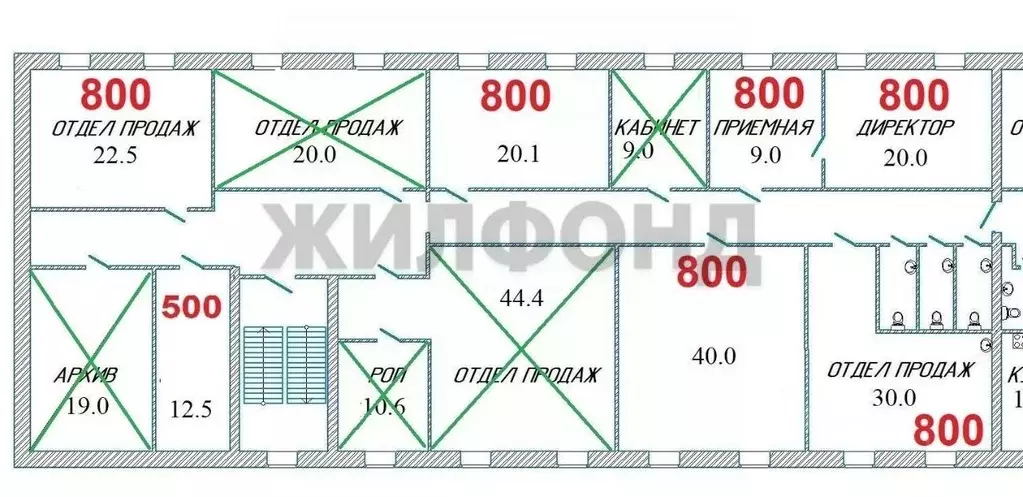 Офис в Новосибирская область, Новосибирск Бердское ш., 61 (40 м) - Фото 1