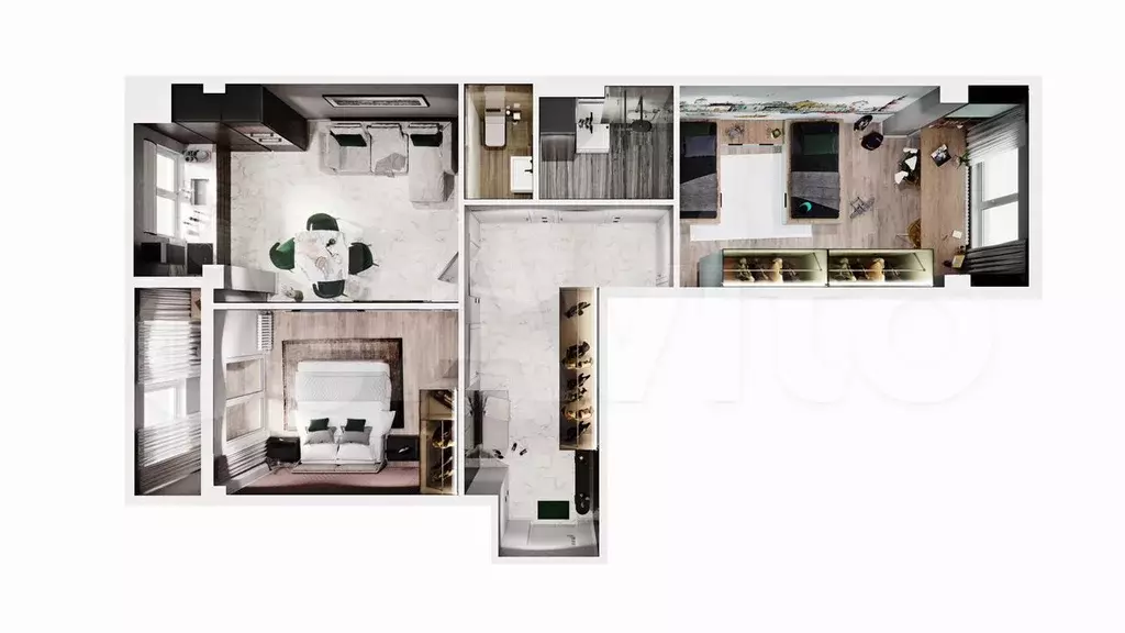 3-к. квартира, 75 м, 5/9 эт. - Фото 0
