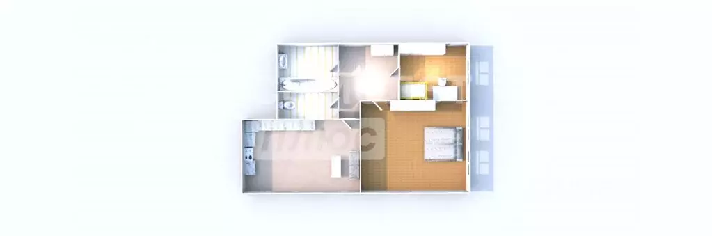 2-к кв. Москва ул. Недорубова, 32 (61.2 м) - Фото 2