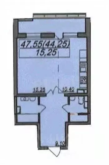 Студия Краснодарский край, Анапа Тираспольский пер., 1А (47.7 м) - Фото 2