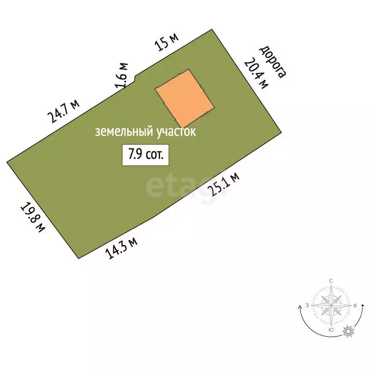 Дом в Еманжелинск, Шахтовая улица (42.9 м) - Фото 1