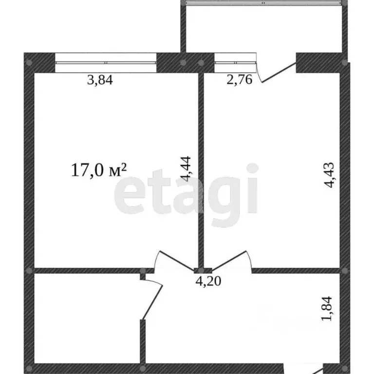 1-к кв. Ханты-Мансийский АО, Сургут ул. Ивана Захарова, 19 (40.7 м) - Фото 1