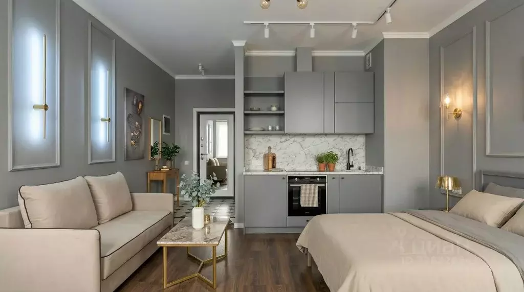 Студия Санкт-Петербург 11-я Васильевского острова линия, 22 (21.0 м) - Фото 1