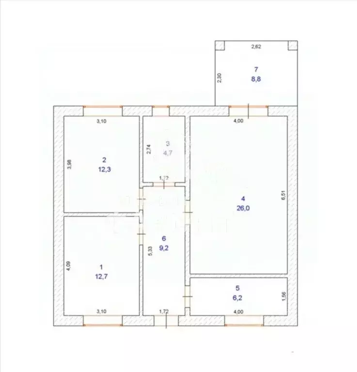 Дом в Оренбургская область, Оренбург Авиатор-2 СТ,  (90 м) - Фото 1