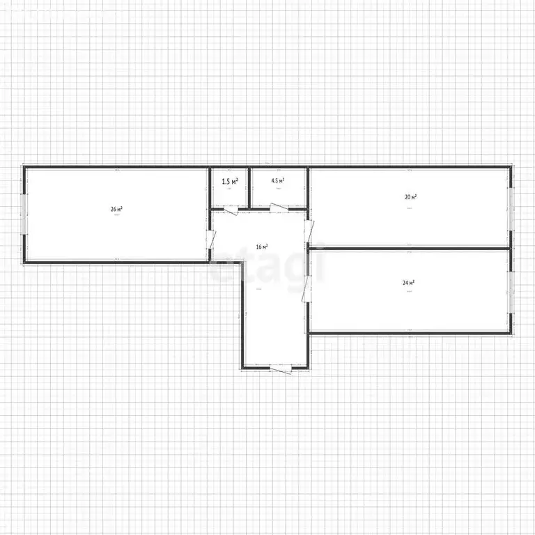 2-комнатная квартира: Махачкала, Газпромная улица, 19 (92 м) - Фото 1