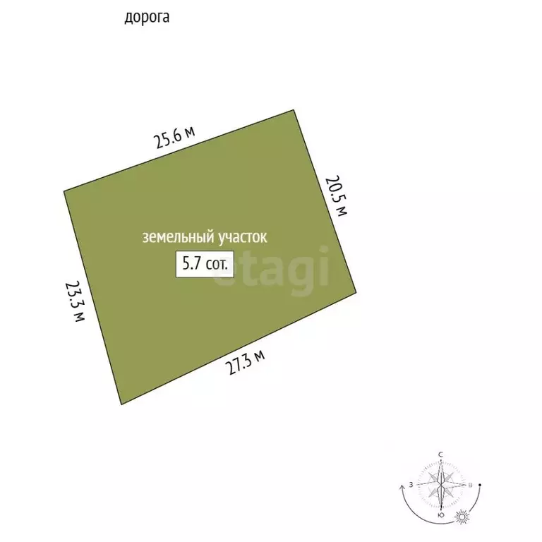 Участок в Крым, Алушта муниципальный округ, с. Нижнее Запрудное  (5.7 ... - Фото 2