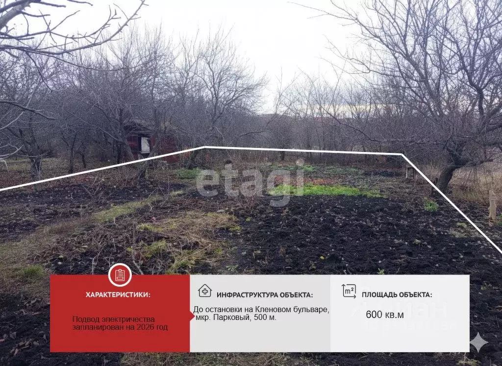 Участок в Белгородская область, Губкин Журавушка СТ, 621 (6.0 сот.) - Фото 1