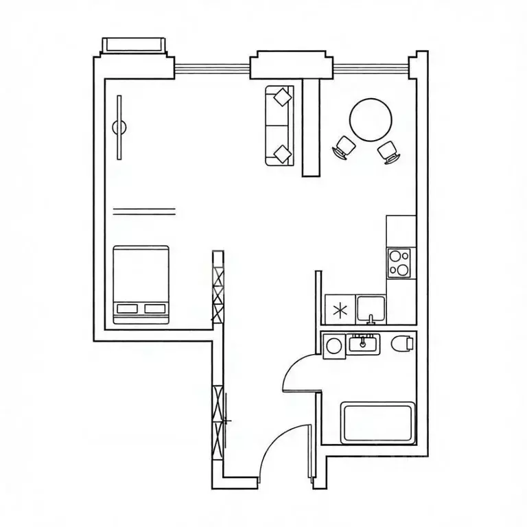 Студия Москва ул. Мневники, 5 (38.3 м) - Фото 2